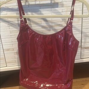 SHEIN Red Fitted Sleeveless Camisole